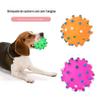 Fornecimento Direto da Fábrica de Bola Pequena Espinhosa Sonora de Esmalte para Cachorro Brinquedos para Animais de Estimação 7cm Brinquedos de Vinil para Cachorro Suprimentos para Animais de Estimação