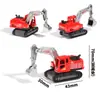 Juguetes de Autos de Aleación para Niños Vehículos de Ingeniería Metálicos Excavadoras Vehículos de Saneamiento Urbano y Tráfico Modelo de Coche Adornos Regalos