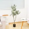 Árvore de simulação planta bonsai planta em vaso shopping center escritório sala de estar decoração flor flor artificial planta verde banana de viajante atacado