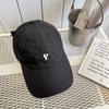 Gorra de béisbol con bordado de patrón simple, de secado rápido y a juego para hombres y mujeres, transpirable, de verano, para combinar con todo.