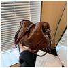 Bolso de Hombro Bordado con Pliegues Estilo Nuevo 2026, Bolso Cruzado de Cadena Simple y Moderno, Bolso de Hombro Retro Trendy Personalizado