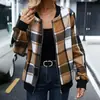 Amazon 2025 Nueva Chaqueta de Béisbol a Cuadros con Cremallera Estilo Europeo y Americano Transfronteriza para Mujer Commuter Chaqueta de Otoño e Invierno