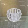 Suporte de Vela Aromaterapia Bola de Cristal Transparente Vidro Espessado para Cera Suporte de Cera de Vidro Enfeites para Casa Acessórios de Artesanato Atacado