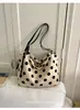 Bolso de Lunares para Mujer, Nuevo Tendencia 2026 Estilo Coreano de Nicho para Debajo del Brazo, Bolso de Hombro Cruzado Casual de Moda
