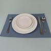 Suprimentos para hotéis PVC Placemat descartável Plate Mat Coaster Simples cor sólida PVC à prova d'água antiderrapante Western Placemat Teslin