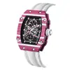 Reloj Popular Transfronterizo, Correa de Nailon Ultra Delgada en Forma de Barril, Reloj de Hombre de Moda, Reloj de Cuarzo, Reloj de Hombre Nuevo