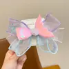 Horquilla de lazo para niña, accesorio para el cabello, cinta de princesa sirena Aisha, horquilla para el cabello, manos de niña pequeña