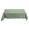 Toalha de Mesa Descartável Tema Festa Transfronteiriça Nova Cor Sólida Verde Sálvia Toalha de Mesa Decoração de Festa e Feriado Toalha de Mesa