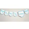 Banner Temático de Lazo para Silla Alta de 1 Año, Bandera para Fiesta de Primer Cumpleaños, Topper para Pastel, Sombrero de Cumpleaños Uno/Dos, Corona