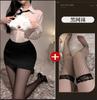 Lingerie Sexy Uniforme de Secretária Ol Conjunto Camisa Branca Saia Curta Justa ao Corpo Modeladora Atacado Estilo Rainha Sexy