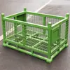 Jaulas de Almacenamiento Personalizadas, Cajas de Malla de Hierro, Procesamiento, Jaulas Plegables Personalizadas de Hierro, Cestas de Malla para Materiales de Rotación Logística de Alta Resistencia Engrosadas