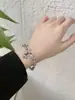 Pulseras Hip-Hop Personalizadas de Aleación Ins Europeas y Americanas para Hombres y Mujeres, Cadenas de Metal, Simples y Elegantes, Accesorios Versátiles para la Mano