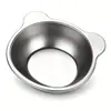 Plato dividido de acero inoxidable 304 de grado alimenticio para niños para comida complementaria, comida rápida, escuela, jardín de infantes y bandeja de comedor para bebés