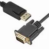 Convertidor HD de Displayport a VGA de punto de venta, línea de 1.8 m de largo, línea de conversión DP a VGA de 1.8 M