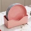 Plato Redondo Plato para Escupir Huesos Doméstico Plástico Mesa de Comedor Plato para Huesos Plato para Escupir Huesos Snacks Plato Pequeño Plato para Basura Almacenamiento Base