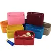 Bolsa de transporte interior de fieltro para maquillaje, personalizada, de producción en fábrica, para mujer, bolsa de almacenamiento, neceser para cosméticos, logotipo personalizado