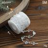 Nuevo Transfronterizo Cuentas de Plástico Cadena de Cuentas Transparente Adornos Colgantes para Árbol de Navidad Colgante Decoración Navideña Diseño de Escena