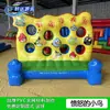 Accesorios Divertidos para Reuniones Deportivas Balón Inflable Cuadrícula de Nueve Cuadros Tiro al Blanco Fijo Tablero de Dardos Molde de Aire Expansión Corporal para Formación de Equipos