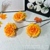 Simulação 3 Cabeças Martin Grande Buquê de Flores Artificiais Flor de Seda Flor de Plástico Enfeites Casamento Decoração de Casamento Decoração de Sala de Estar