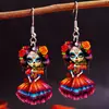 Brincos de Natal, Brincos de Menina, Fantasma Noiva Perfeito Festival Acrílico Presentes de Halloween para os Falecidos