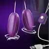 Lai Le Plugue Direto USB Ovo Duplo Vibratório Lamber Língua Recarregável para Mulheres Brinquedos Adultos Transfronteiriços
