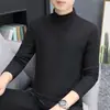 Camiseta de manga larga transfronteriza, camiseta interior térmica a prueba de frío de cuello semi-alto para hombre, camiseta interior térmica de doble cara para hombre