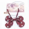 Gola de coelho com raiz de pena de arco flor gravata borboleta feminina onda coreana ponto fofa gravata borboleta uniforme jk fabricantes em estoque