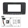 Adecuado para Mercedes-Benz ml W164 7 pulgadas / 9 pulgadas Panel de Modificación de Marco Versátil para Navegación de Coche en la Consola Central