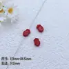 Nueva Cadena para Teléfono Móvil de Aleación con Cuentas de Rábano Pintado Accesorios DIY Llavero Pulsera Creativa Hecha a Mano Material de Fruta