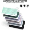 Funda Protectora con Teclado Bluetooth para Tableta Samsung Galaxytabs9Fe, Estuche con Ranura para Lápiz Magnético S10Lite