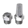Silenciador de Válvula Solenoide Conector Neumático Zhuoji 1/2/3/4/6 Secciones Cabeza Plana Cabeza Larga Acero Inoxidable