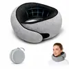 Almohada Popular con Espuma Viscoelástica en Forma de U Transfronteriza, Almohada de Viaje para el Cuello, Portátil y Plegable, Adecuada para Siestas en Avión y Soporte Cervical
