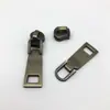 En stock Deslizador de Cremallera Metálica No.5 Deslizador de Aleación Bronce Deslizador para Cremallera de Maleta de Cuero Tirador Extraíble
