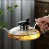 Conjunto de Bule Flor de Rato, Conjunto de Chá da Tarde Estilo Inglês para Chá de Frutas, Bule de Vidro Resistente ao Calor Estilo Nórdico, Estilo Criativo