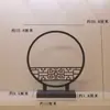 Simulação Ácer Vermelho Pinheiro Falso Cipreste Rochoso Mesa Redonda Paisagismo Pinheiro de Boas-Vindas Rochoso Prateleira de Exibição Antiga Decoração com Significado Zen Novo Estilo Chinês Plantas Verdes