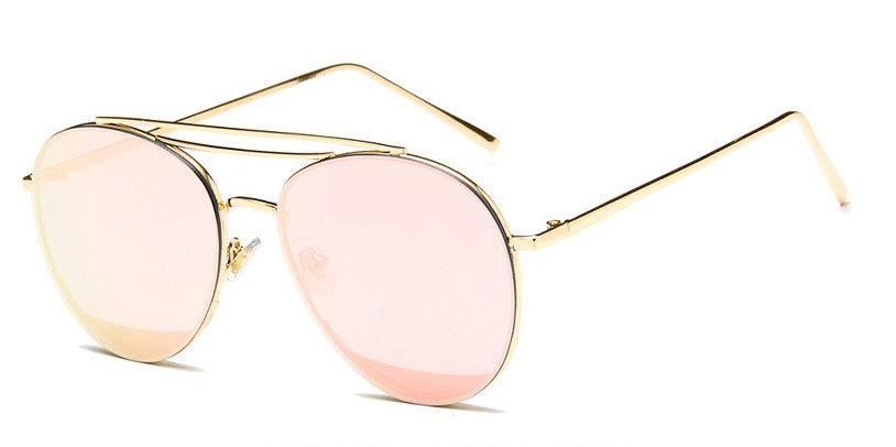 太阳眼镜_2017蓝色时尚透明太阳镜-吴亦凡韩版复古墨镜太阳