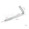 En stock Gancho Galvanizado Tornillo Autorroscante Gancho de Ángulo Recto Tornillo de 7 Palabras Gancho de 7 Palabras Tornillo para Marco de Fotos Tornillo en L