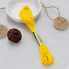 Liquidación de Stock Hilo de Algodón de Colores Hilo para Punto de Cruz de 6 Hebras Paquete de 6 Hilos de Bordado Punto de Cruz Hecho a Mano DIY Venta al por Mayor