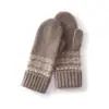 Novas luvas de cashmere tricotadas, unissex, quentes e espessadas para o inverno, fofas e estilosas, versáteis e projetadas como um par de luvas de dedo único