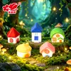 Produto Novo Original Mini Casa Realista Decoração de Casa em Miniatura, Cena Colorida de Casa de Bonecas de Conto de Fadas Ornamento de Resina