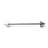Amazon Europeu e Americano Ebay Aço Inoxidável Cone Pontiagudo de Ponta Dupla Haste Longa Extra Longo Joia de Piercing Furo Duplo na Orelha Ponte de Orelha Prego Brincos