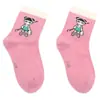 Calcetines Infantiles de Ratón de Seis Dedos, Calcetines de Media Pantorrilla Otoño e Invierno, Calcetines de Algodón Peinado, Calcetines de Algodón para Bebé Niña, Calcetines de Estudiante, Estilo Chino Nezha al por Mayor