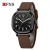 Relojes Marca Ofns Serie Puntuación Completa para Exámenes de Secundaria y Preparatoria, Relojes Silenciosos para Hombres y Mujeres, Relojes Cuadrados Luminosos