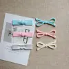 Dulce y Sencillo Pinza para el Pelo de Niña con Lazo de Macarrón Accesorios al por Mayor Hecho a Mano DIY Adornos para el Cabello con Pegamento de Crema para Zuecos