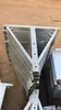 Acessórios para Cesto de Guincho Elétrico Suporte Triangular Superior e Inferior Rack de Levantamento Barra Frontal Barra Central Barra Traseira Suporte Frontal Cesto Fundo Azul