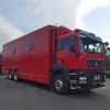 Autocaravana, RV, Coche Real, Vehículo de Alojamiento, Autocaravana con Expansión de Doble Cara, Comedor Logístico de Gran Escala de 6 Zonas para Uso en Exteriores