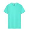 Camiseta de seda gelada de verão, secagem rápida, logotipo personalizado impresso, gola redonda, manga curta, roupa de trabalho, camisa publicitária impressa, camisa cultural, atacado