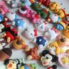 Boneca dos desenhos animados resina jóias acessórios diy material elástico hairpin set material urso coelho bunda sul 8