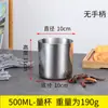 Copo Medidor de Aço Inoxidável com Escala, Resistência a Altas Temperaturas, Copo de Grande Capacidade para Café e Arte Latte, Copo Reto, Cilindro Medidor de 1000ml