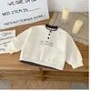 2026 Moletom Soltinho Estilo Coreano Infantil Primavera e Outono Novo Estilo Estampa de Desenho Animado Fofa Top Estiloso